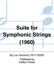 Suite for Symphonic Strings Sheet Music by Lou (Silver) Harrison