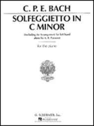 Solfeggietto in C Minor Sheet Music by Carl Philipp Emanuel Bach