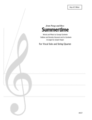 Summertime (Low Female Vocal Solo and Strings) Sheet Music by George Gershwin