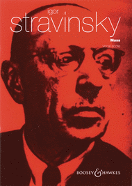 Mass Sheet Music by Igor Stravinsky