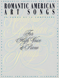 Romantic American Art Songs - High Voice Sheet Music by Richard Walters