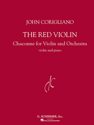 The Red Violin - Chaconne For Violin And Piano Sheet Music by John Corigliano