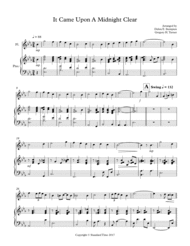 It Came Upon A Midnight Clear for Flute Solo with Piano Accompaniment (Jazz Waltz) Sheet Music by Debra E. Stempien