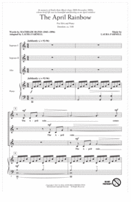 The April Rainbow Sheet Music by Laura Farnell