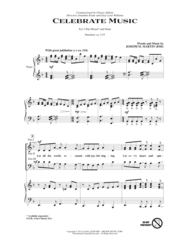 Celebrate Music Sheet Music by Joseph M. Martin