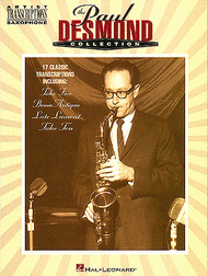 The Paul Desmond Collection - Alto Sax Sheet Music by Paul Desmond