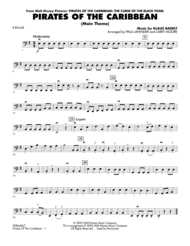Pirates Of The Caribbean (Main Theme) - Cello Sheet Music by Klaus Badelt