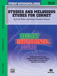 Student Instrumental Course Studies and Melodious Etudes for Cornet Sheet Music by Fred Weber