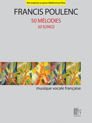 50 Melodies (50 Songs) Sheet Music by Francis Poulenc