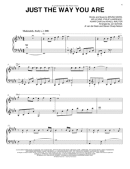 Just The Way You Are Sheet Music by Bruno Mars