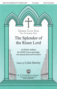 The Splendor of the Risen Lord Sheet Music by Colin Mawby