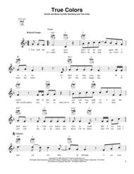 True Colors Sheet Music by Phil Collins