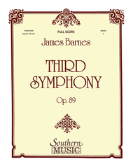 Third Symphony Sheet Music by James Barnes