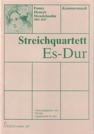 Streichquartett Es-Dur Sheet Music by Fanny Cecile Mendelssohn