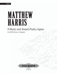 If Music and Sweet Poetry Agree Sheet Music by Matthew Harris