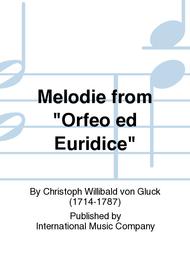 Melodie from "Orfeo ed Euridice" Sheet Music by Christoph Willibald von Gluck