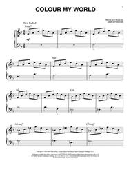 Colour My World Sheet Music by Chicago
