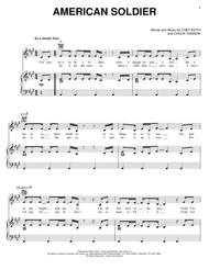 American Soldier Sheet Music by Toby Keith