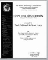 Hope For Resolution Sheet Music by Paul Caldwell & Sean Ivory