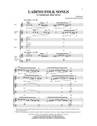 Ladino Folk Songs Sheet Music by David Ludwig