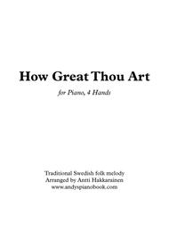 How Great Thou Art - Piano