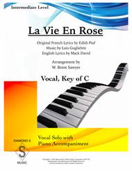 La Vie En Rose - VOCAL/PIANO (Key of C) Sheet Music by Edith Piaf