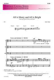 All is Merry and All is Bright Sheet Music by Jerry Estes