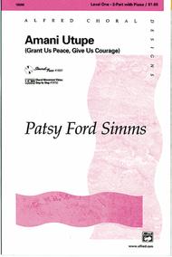 Amani Utupe Sheet Music by Patsy Ford Simms