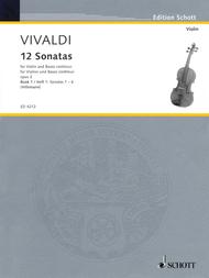12 Sonatas op. 2 Heft 1 Sheet Music by Antonio Vivaldi