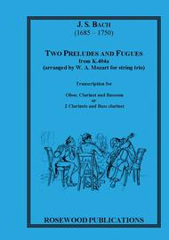 2 Preludes & Fugues Sheet Music by J.S.Bach-Mozart