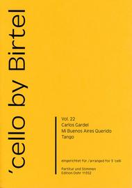 Mi Bueno Aires Querido fur drei Violoncelli Sheet Music by Carlos Gardel