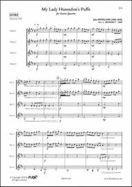 My Lady Hunssdon's Puffe Sheet Music by John Dowland