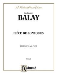 Piece de Concours Sheet Music by Guillaume Balay