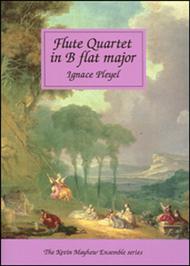 Flute Quartet in Bb major - Score Sheet Music by Ignaz Josef Pleyel