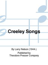 Creeley Songs Sheet Music by Larry Nelson