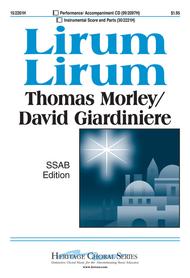 Lirum Lirum Sheet Music by Thomas Morley