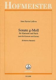 Sonate g-Moll Sheet Music by Jean-Xavier Lefevre