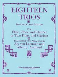 18 Trios (Complete) from Classic Master Sheet Music by Cesar Bresgen