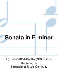 Sonata in E minor Sheet Music by Benedetto Marcello