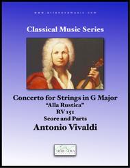 Concerto for Strings in G Mayor "alla rustica"- RV 151 Sheet Music by Antonio Vivaldi