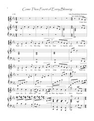 Come Thou Fount of Every Blessing Sheet Music by John Wyeth/Robert Robinson