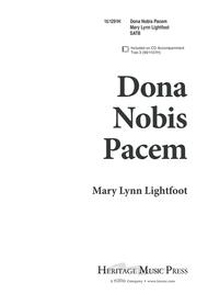Dona Nobis Pacem Sheet Music by Mary Lynn Lightfoot