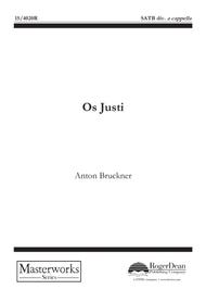 Os Justi Sheet Music by Anton Bruckner