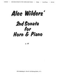 Sonata No. 2 for Horn and Piano Sheet Music by Alec Wilder