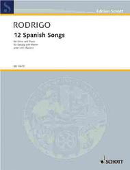 12 Spanish Songs Sheet Music by Joaquin Rodrigo
