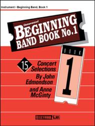 Beginning Band Book No. 1 - Alto Saxophone Sheet Music by John Edmondson