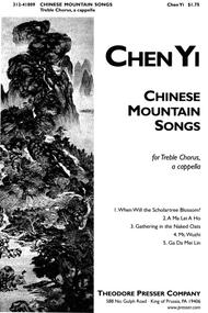 Chinese Mountain Songs Sheet Music by Chen Yi