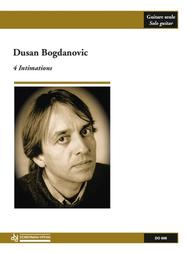 4 Intimations Sheet Music by Dusan Bogdanovic