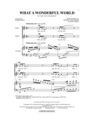What A Wonderful World Sheet Music by Louis Armstrong