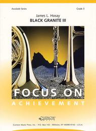 Black Granite III Sheet Music by James L Hosay